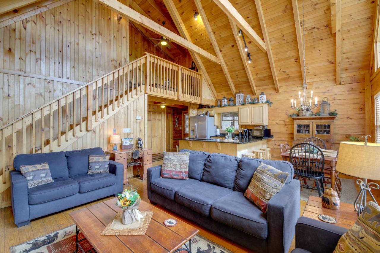 Smoky Mountains Cabin With Hot Tub, Deck And Views! Сев'єрвілл Екстер'єр фото